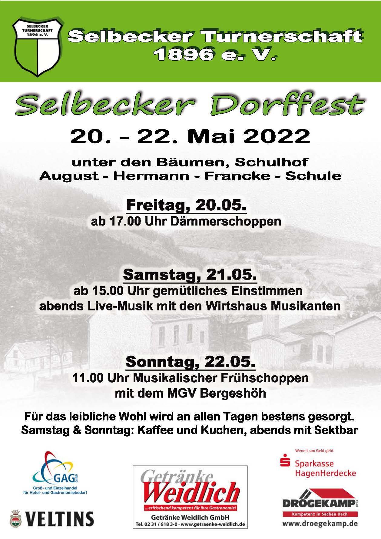 Plakat Dorffest vorschau