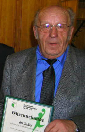 Werner bei der Jahreshauptversammlung 2009